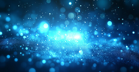 Fototapeta premium Karlsruhe blue background with binary code