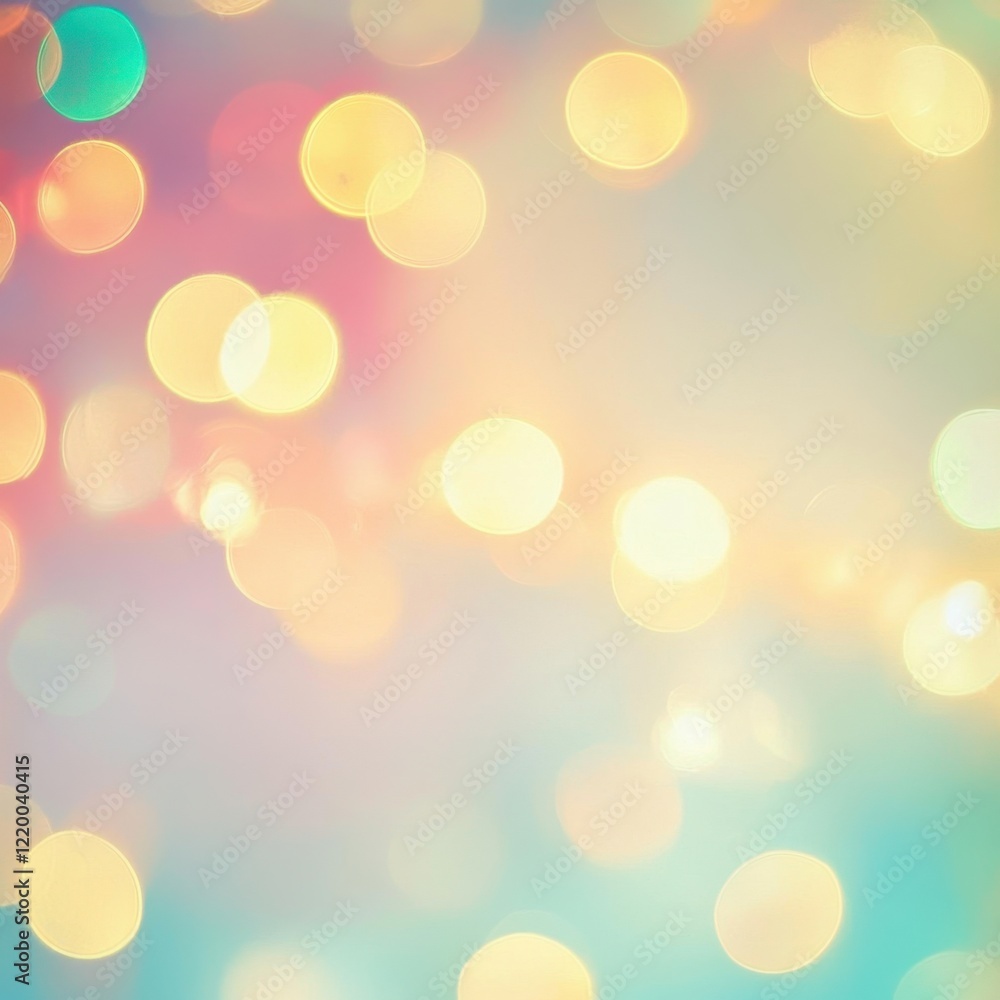 Poster enchanting bokeh lights a captivating abstract backdrop of glowing luminous patterns