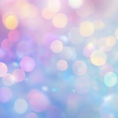 Fototapeta premium Ethereal Blurred Bokeh Background with Vibrant Pastel Colors and Radiant Glow Capturing a Dreamy Mystical Atmosphere