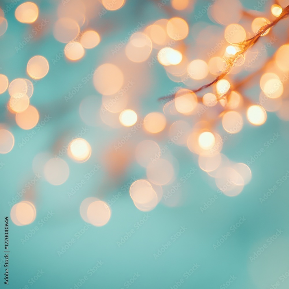 Poster sparkling festive lights bokeh background with blurred glitter and elegant luminous atmosphere for c