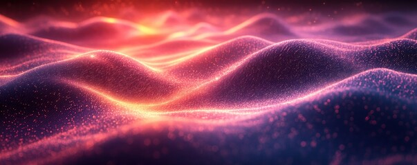 Fototapeta premium Futuristic Digital Background for Tech Processes, AI, Data Transfer, Communication and Cyber Security
