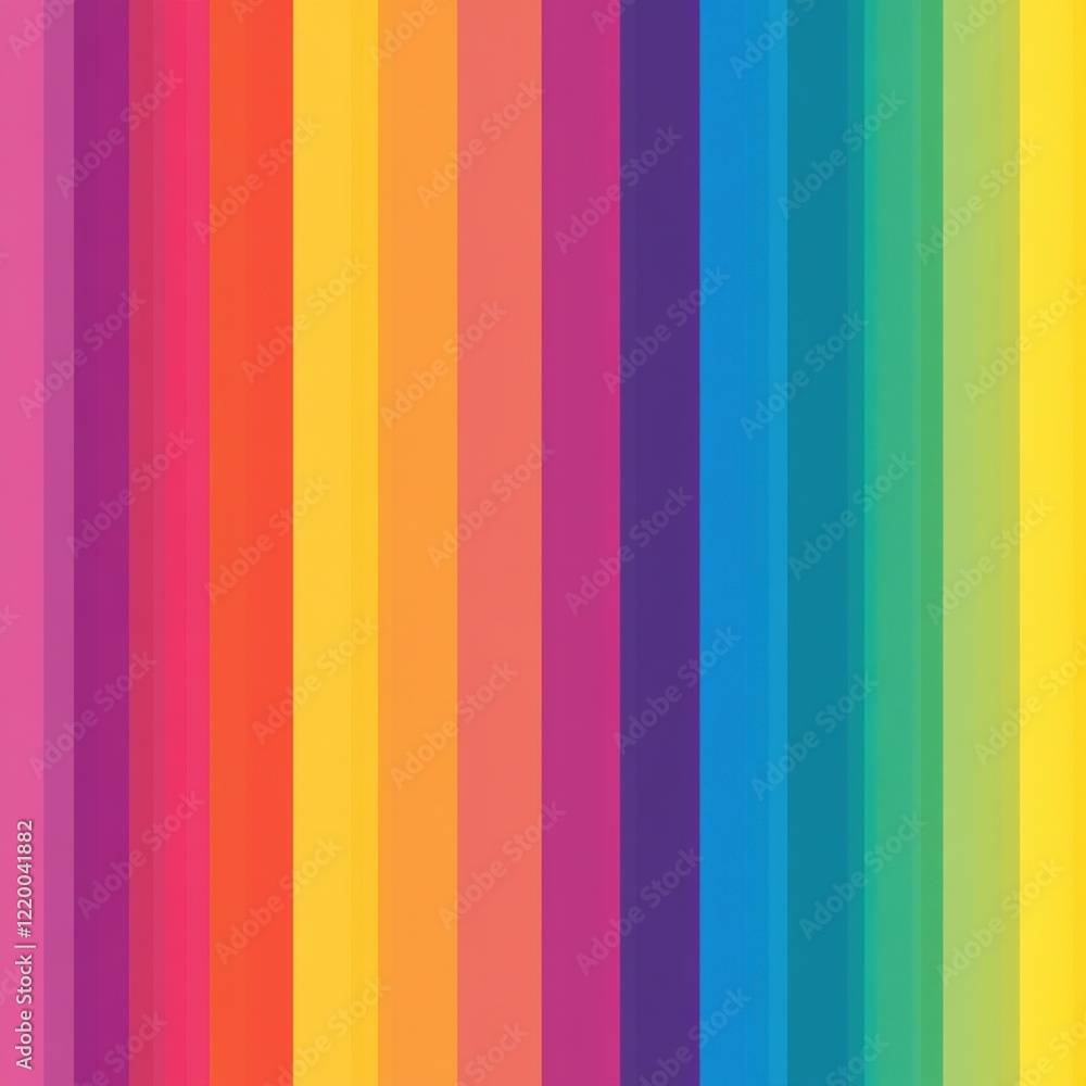 Aufkleber vibrant multicolored vertical gradient abstract background with striking color palette and hues