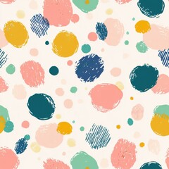 Vibrant Abstract Brushstrokes and Splatter Pattern Background