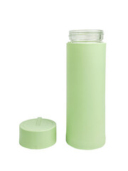 green plastic bottle