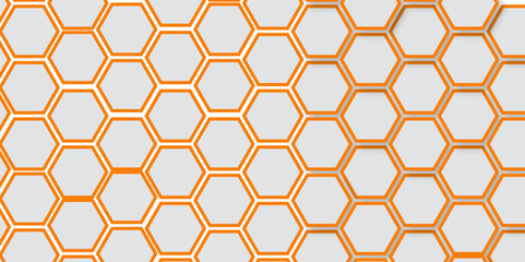 Abstract multicolor hexagon geometric honeycomb texture background. creative decorative element fabric.