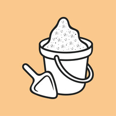 design vector sand toys illustration 