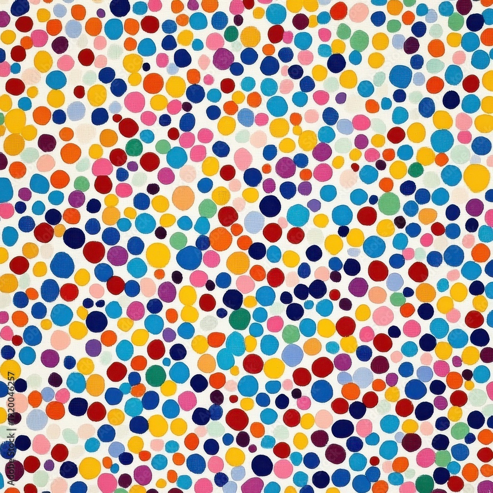 Poster vibrant overlapping colorful circular pattern abstract backdrop design