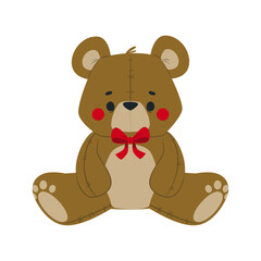 bear toy design vector illustration