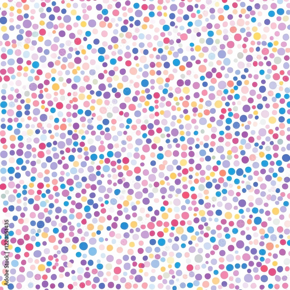 Poster colorful abstract mosaic dot pattern with vibrant and mesmerizing digital design