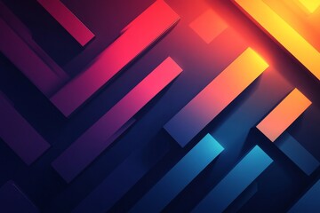 Vector design of bold arrows pointing outward with gradient effects., Generative AI