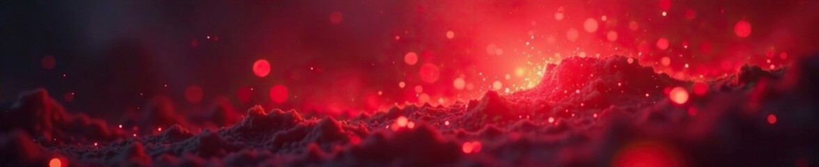 Mysterious red glow emanates from an unseen source, glow, mystical, abstract
