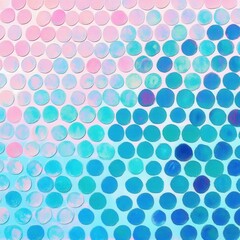 Mesmerizing Pastel Gradient Mosaic Backdrop with Flowing Organic Dots and Circles