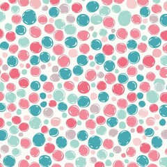 Vibrant Geometric Dot Pattern in Pastel Colors