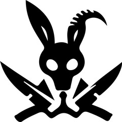 vector illustration silhouette modern logo icon design abstract technology symbol for gamer company.eps