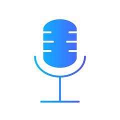 microphone gradient icon