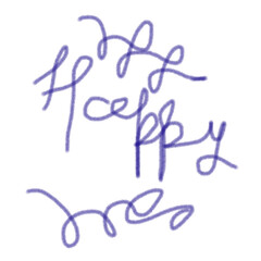 Happy blue at