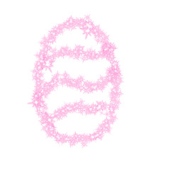 Pink easter egg