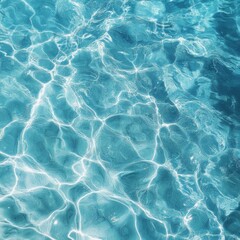 Obraz premium Mesmerizing Clear Blue Water with Gentle Ripples and Reflections in Natural Surroundings