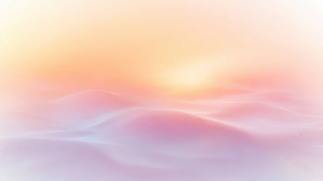 Abstract Pastel Landscape Background with Gentle Gradiation and Ethereal Atmosphere