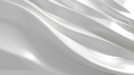 A smooth, flowing white fabric texture creating a sense of elegance and tranquility.