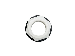 Bulkhead Fitting water tank connector isolated on white background