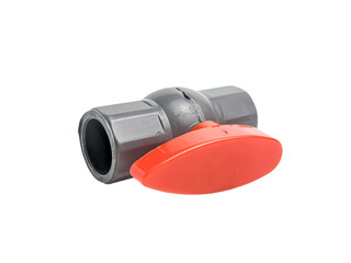 water faucet pvc isolated on white background