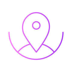 location gradient icon