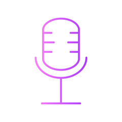 microphone gradient icon