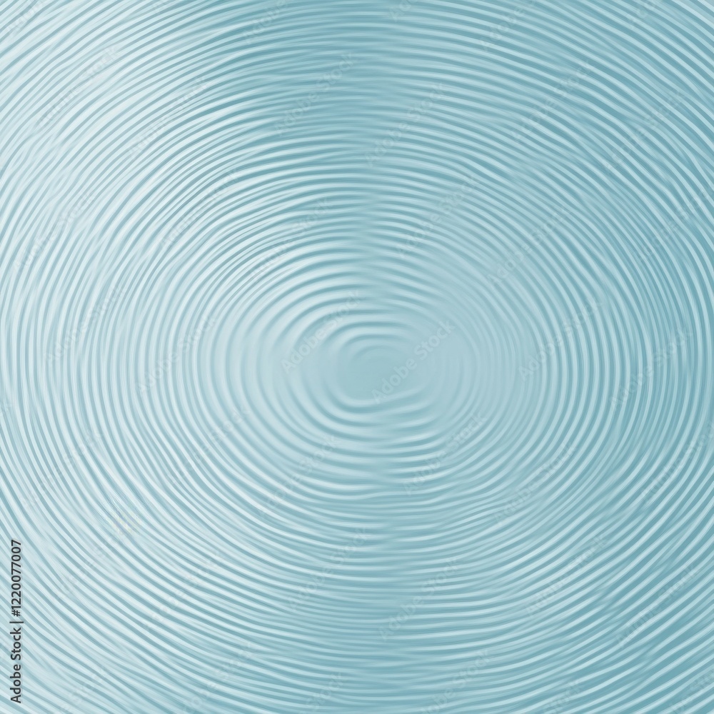 Poster concentric turquoise wave spiral abstract geometric pattern background texture