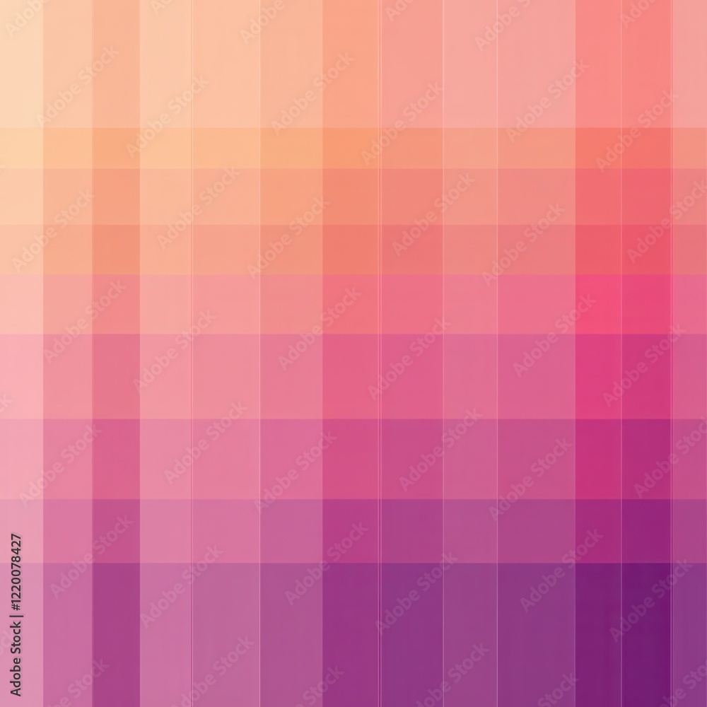 Aufkleber vibrant gradient geometric abstract square pattern background