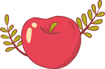 Apple Gardening Illustration