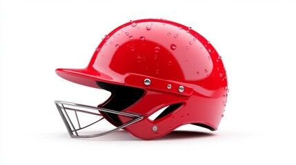 Fototapeta premium Sport Helmet on white background. Generative AI