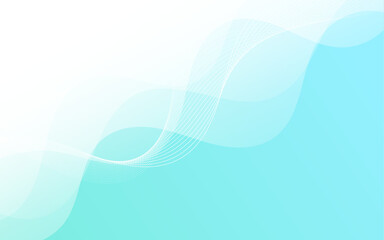 Obraz premium Minimalist abstract memphis,blue gradations,wave shape,white background,memphis,eps 10