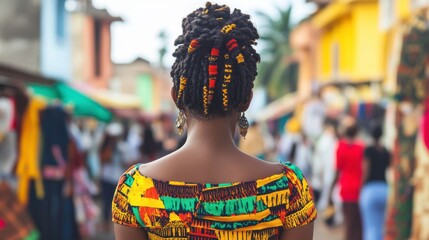 Vibrant Street Fashion Attire in Urban Setting