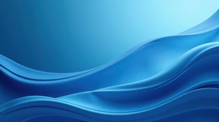 Fototapeta premium Abstract Blue Undulating Surface A Serene and Textured Background for Design Projects