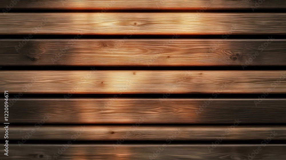 Poster wooden panels texture patterns in minimalist design with chiaroscuro lighting