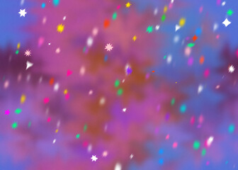 An abstract star shape glitter grunge textured gradient background image.