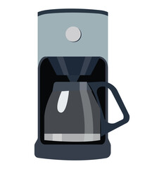  vector Modern Coffee Maker flat illustration
