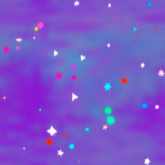An abstract star shape glitter grunge textured gradient background image.
