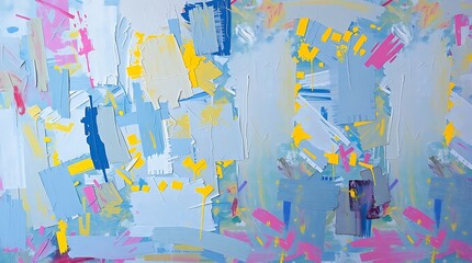 Fototapeta premium Abstract background, classic oil painting style, strong hard light, visible brushstrokes, rich textures, direct harsh shadows.