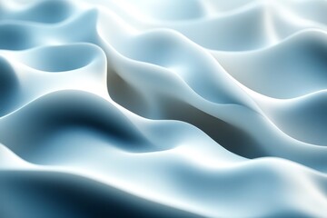 Obraz premium Abstract 3D rendering of white curved shapes on dark background, modern minimalist design with geometric lines and soft lighting, close-up shot for smartphone or tablet wallpaper.