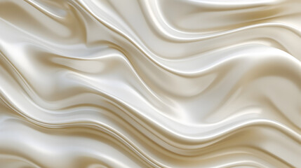 Obraz premium A smooth, flowing fabric texture with soft waves and a light sheen.