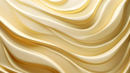 Obraz premium Abstract flowing texture with creamy tones and gentle waves.