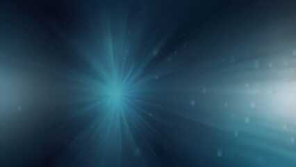 Fototapeta premium abstract blurred blue background with a gradient shadows and light rays