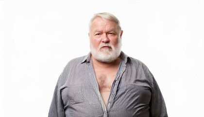 Obraz premium Senior man with serious expression 