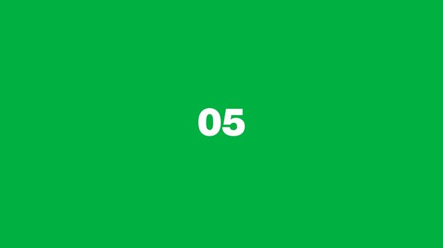 Number Counter from teb to zero 10-0