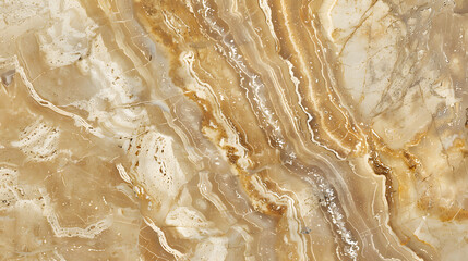 Obraz premium Natural travertine marble texture in warm tones, generative ai