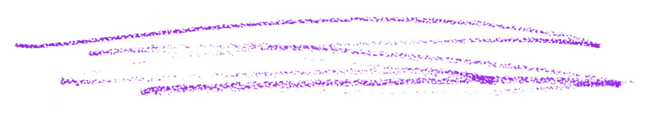 purple pencil strokes isolated on transparent background