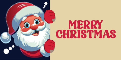 santa claus with sign