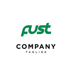 Fust Wordmark Logo Icon Vector